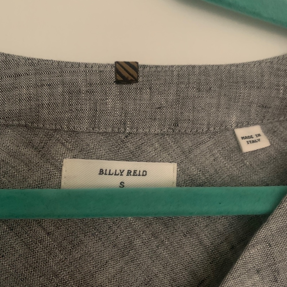 Billy Reid Drawstring Ribbon Shirt - Picture 6 of 6